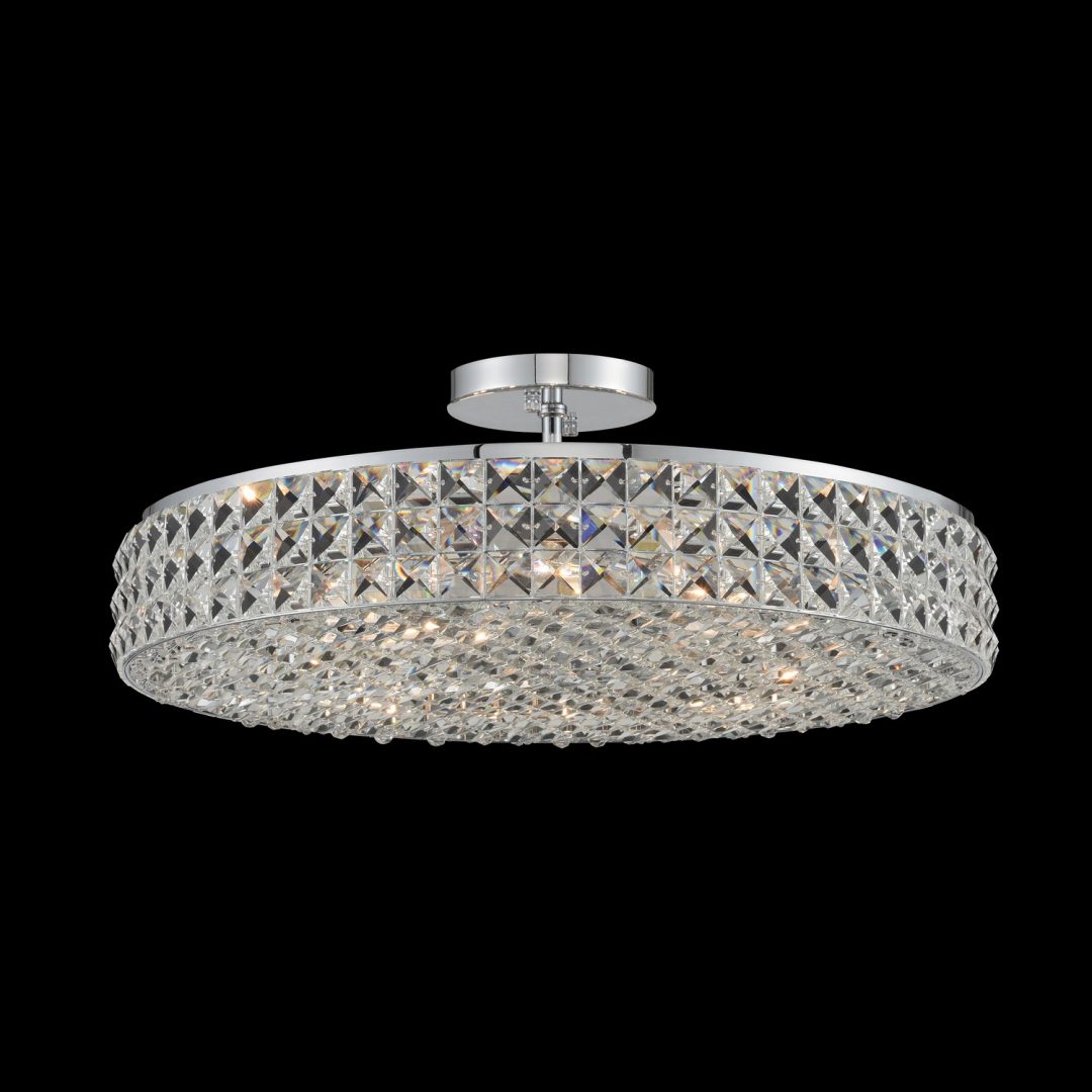 Loro 20 Inch Semi Flush Mount Allegri