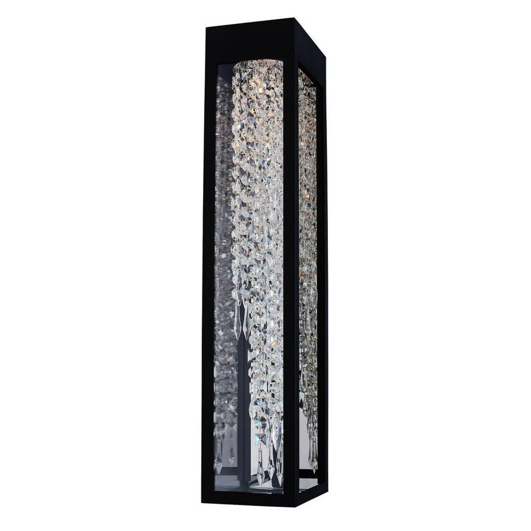 Tenuta Esterno 30 in Black Fluorocarbon Outdoor Wall Sconce Allegri