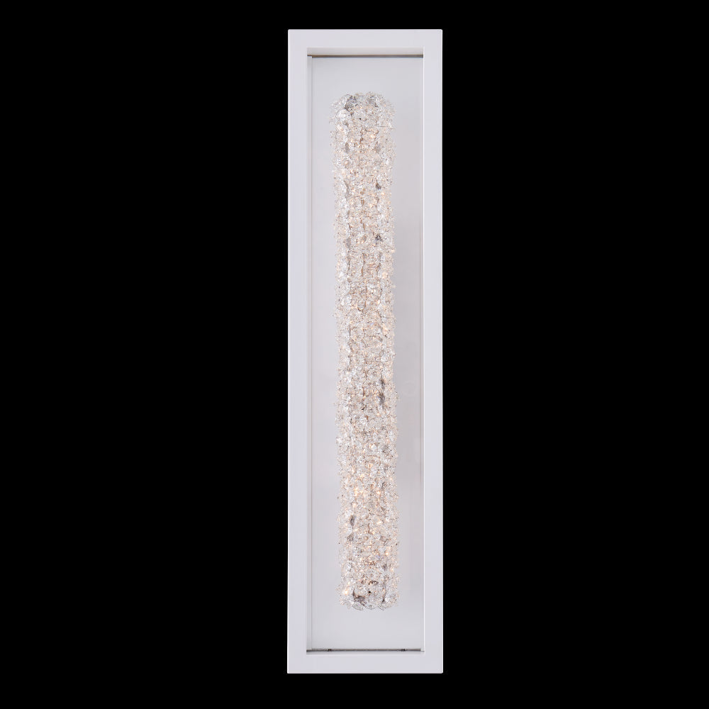 Lina Esterno 27 InchMatte White Outdoor Wall Sconce Allegri