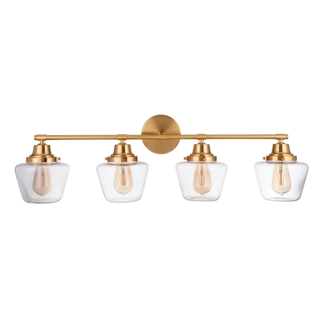 Essex 4 Light Vanity in Satin Brass CRAFTMADE