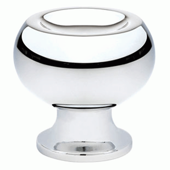 Emtek 1 Inch Solid Brass Atomic Knob (Polished Chrome Finish) EMTEK