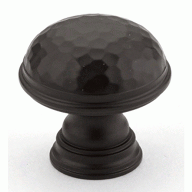 1 1/4 Inch Atherton Hammered Knob (Oil Rubbed Bronze Finish) SCHAUB