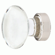 1 1/4 Inch Hampton Cabinet Knob (Polished Nickel Finish) EMTEK