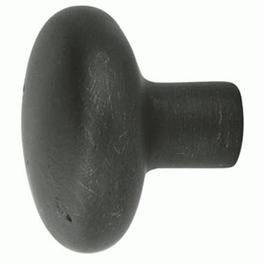 1 1/4 Inch Sandcast Bronze Round Knob (Oil Rubbed Bronze Finish) EMTEK