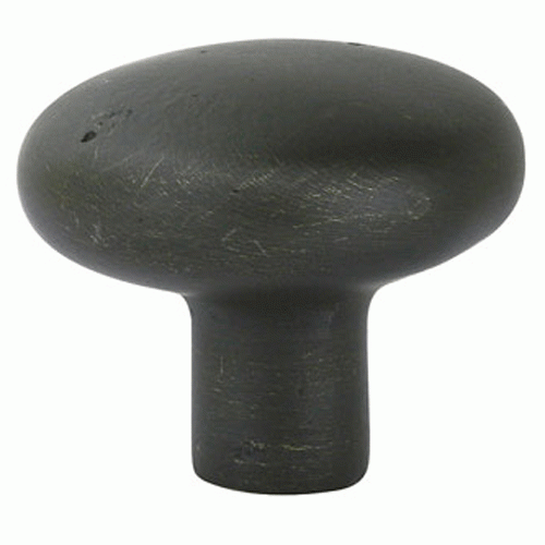 1 1/4 Inch Sandcast Bronze Round Knob (Oil Rubbed Bronze Finish) EMTEK