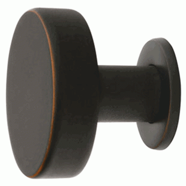 Emtek 1 1/4 Inch Solid Brass Cadet Knob (Oil Rubbed Bronze Finish) EMTEK