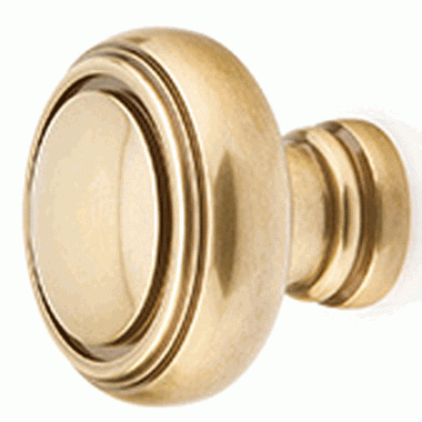 1 1/4 Inch Solid Brass Norwich Cabinet Knob (Antique Brass Finish) EMTEK