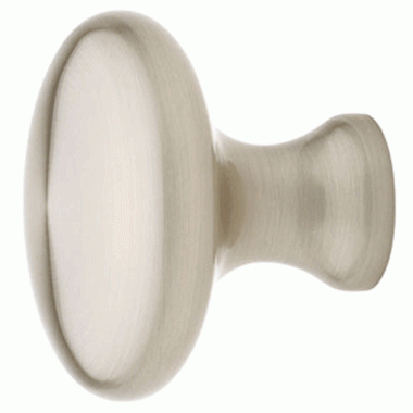 1 1/4 Inch Solid Brass Providence Cabinet Knob (Brushed Nickel Finish) EMTEK