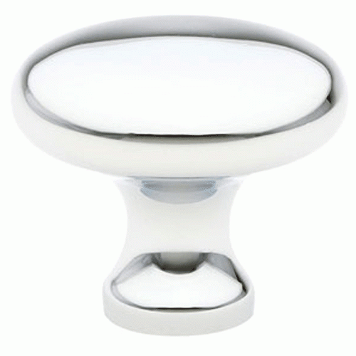 1 1/4 Inch Solid Brass Providence Cabinet Knob (Polished Chrome Finish) EMTEK