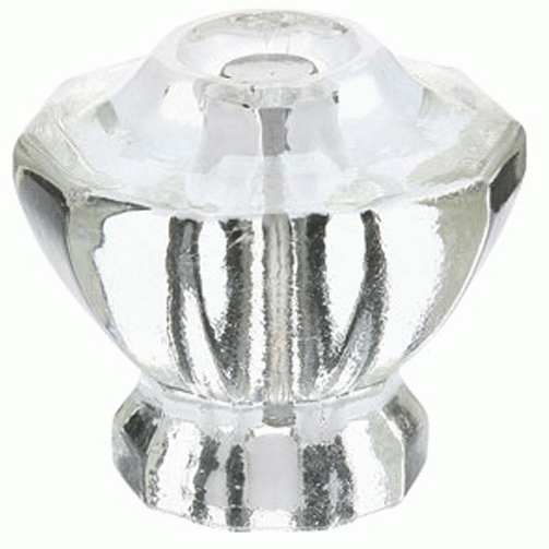 1 1/8 Inch Crystal Astoria Knob (Clear Finish) EMTEK