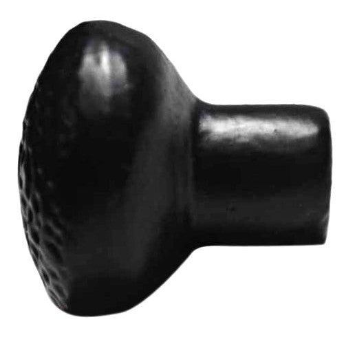 1 1/8 Inch Iron Round Hammered Cabinet Knob (Matte Black Finish) COPPER MOUNTAIN HARDWARE