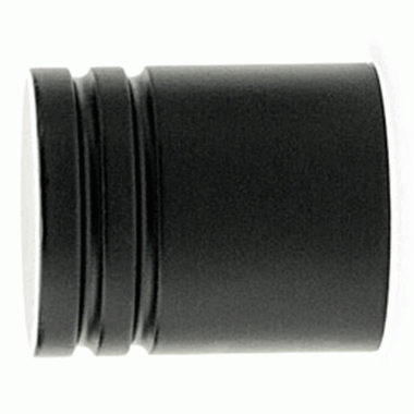 Emtek 1 1/8 Inch Solid Brass Metric Knob (Flat Black Finish) EMTEK