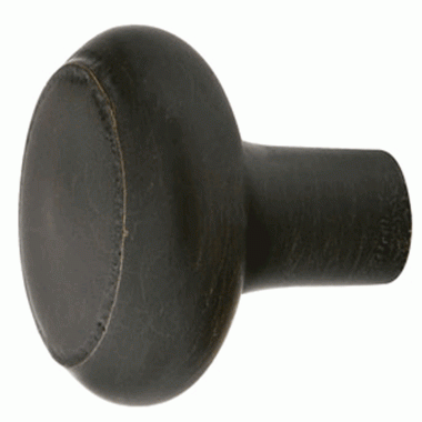 Emtek 1 3/4 Inch Sandcast Bronze Barn Knob (Oil Rubbed Bronze) EMTEK