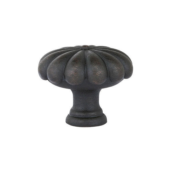 1 3/4 Inch Tuscany Bronze Fluted Round Knob (Medium Bronze) EMTEK