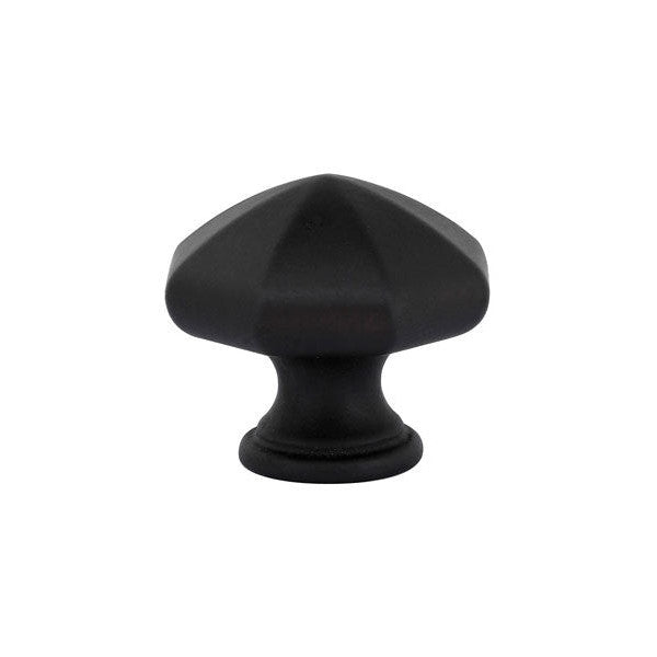 1 3/4 Inch Tuscany Bronze Octagon Knob (Flat Black) EMTEK