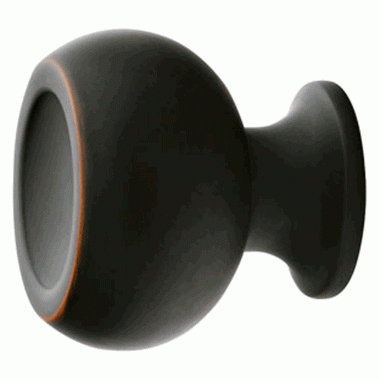 Emtek 1 5/8 Inch Solid Brass Atomic Knob Oil Rubbed Bronze Finish EMTEK