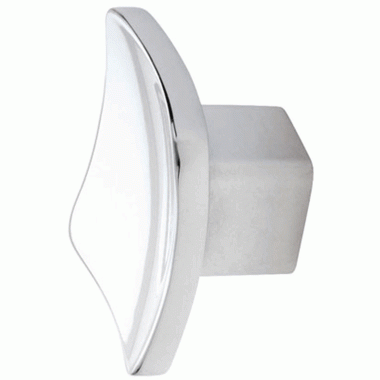 Emtek 1 5/8 Inch Solid Brass Basin Knob (Polished Chrome Finish) EMTEK