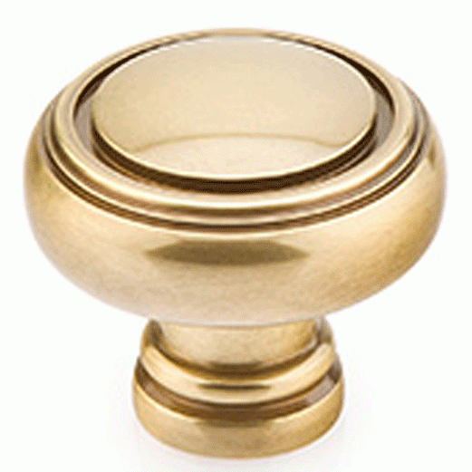 1 5/8 Inch Solid Brass Norwich Cabinet Knob (Antique Brass Finish) EMTEK