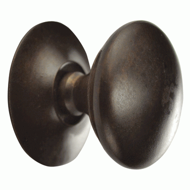 1 Inch Brass Round Cabinet Knob (Oil Rubbed Bronze Finish) COPPER MOUNTAIN HARDWARE