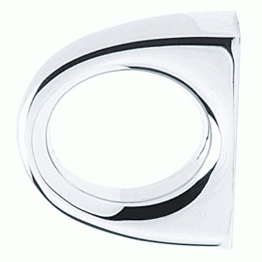 1 Inch Solid Brass Ring Knob (Polished Chrome Finish) EMTEK