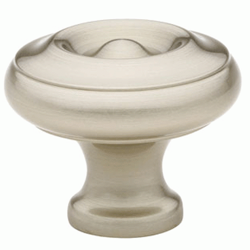 1 Inch Solid Brass Waverly Cabinet Knob (Brushed Nickel Finish) EMTEK