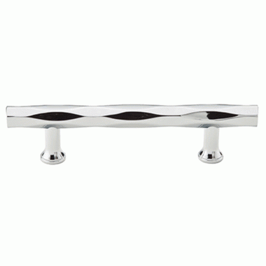 10 Inch (8 Inch c-c) Solid Brass Tribeca Pull (Polished Chrome Finish) EMTEK