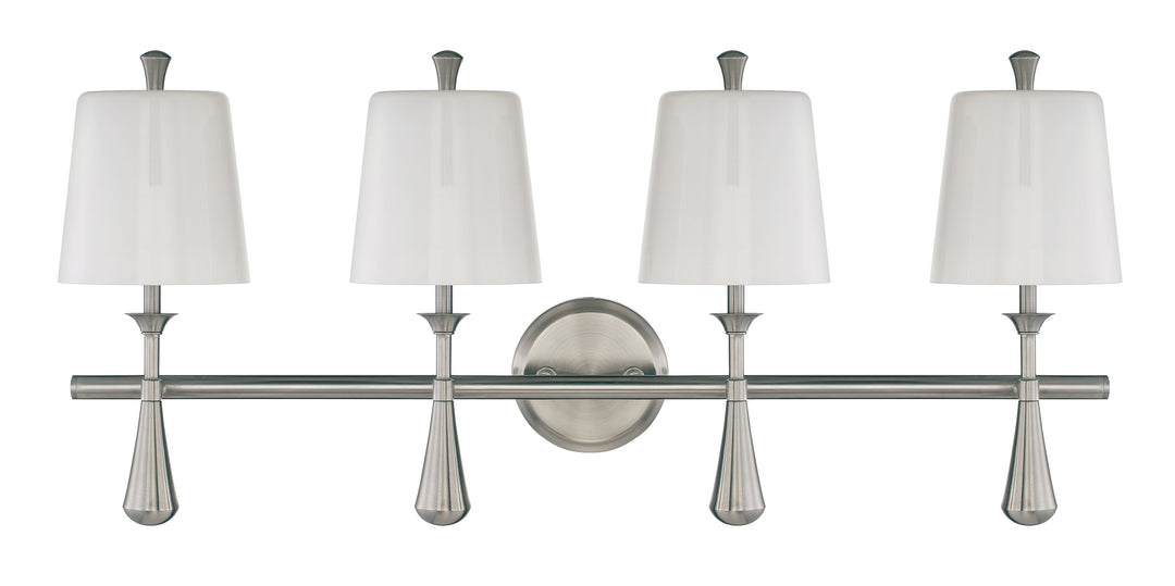 Palmer 4 Light Vanity in Brushed Polished Nickel CRAFTMADE