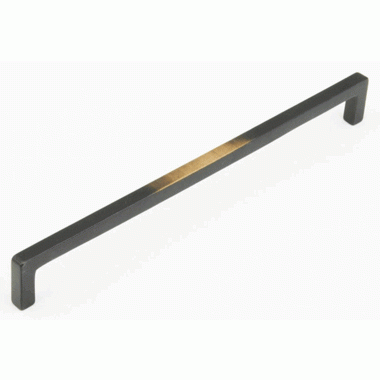 12 1/2 Inch (12 Inch c-c) Vinci Appliance Pull (Antique Bronze Finish) SCHAUB