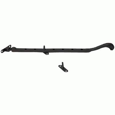 12 Inch Long Georgian Roped Casement Window Stay (Oil Rubbed Bronze) COPPER MOUNTAIN HARDWARE