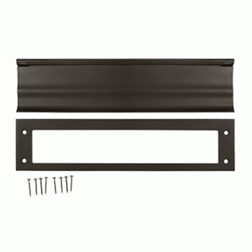 13 Inch Brass Mail & Letter Flap Slot (Oil Rubbed Bronze Finish) DELTANA