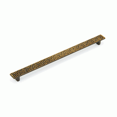 14 1/2 Inch (12 1/2 Inch c-c) Mosaic Pull (French Antique Bronze Finish) SCHAUB