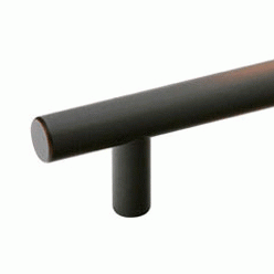 18 1/2 Inch Overall (16 Inch c-c) Brass Bar Pull (Oil Rubbed Bronze Finish) EMTEK