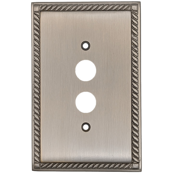 English Georgian Roped Wall Plate (Several Finishes Available)