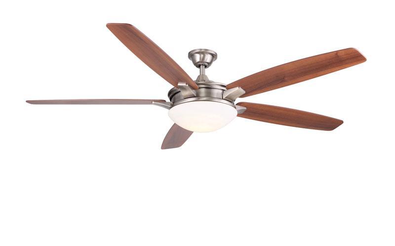 Novato Nickel 70 Inch Ceiling Fan Wind River