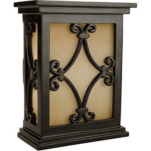 Hand-Carved Scroll Design Chime in Black CRAFTMADE