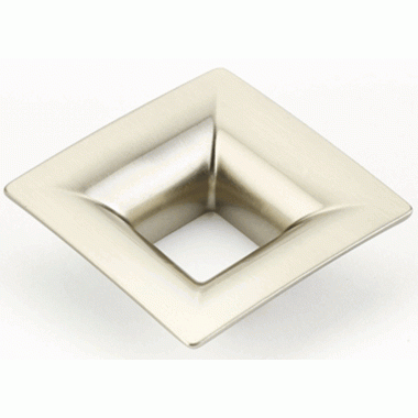 2 3/4 Inch (1 1/4 Inch c-c) Finestrino Flared Square Pull (Brushed Nickel Finish) SCHAUB