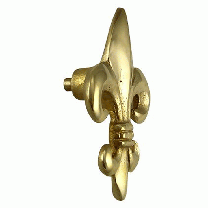 2 5/8 Inch Large Oversized Antique Fleur de Lis Cabinet & Furniture Knob (Several Finishes Available)