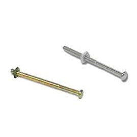 2 Inch Short Chrome or Brass Bolts & Nuts for Glass Knobs COPPER MOUNTAIN HARDWARE