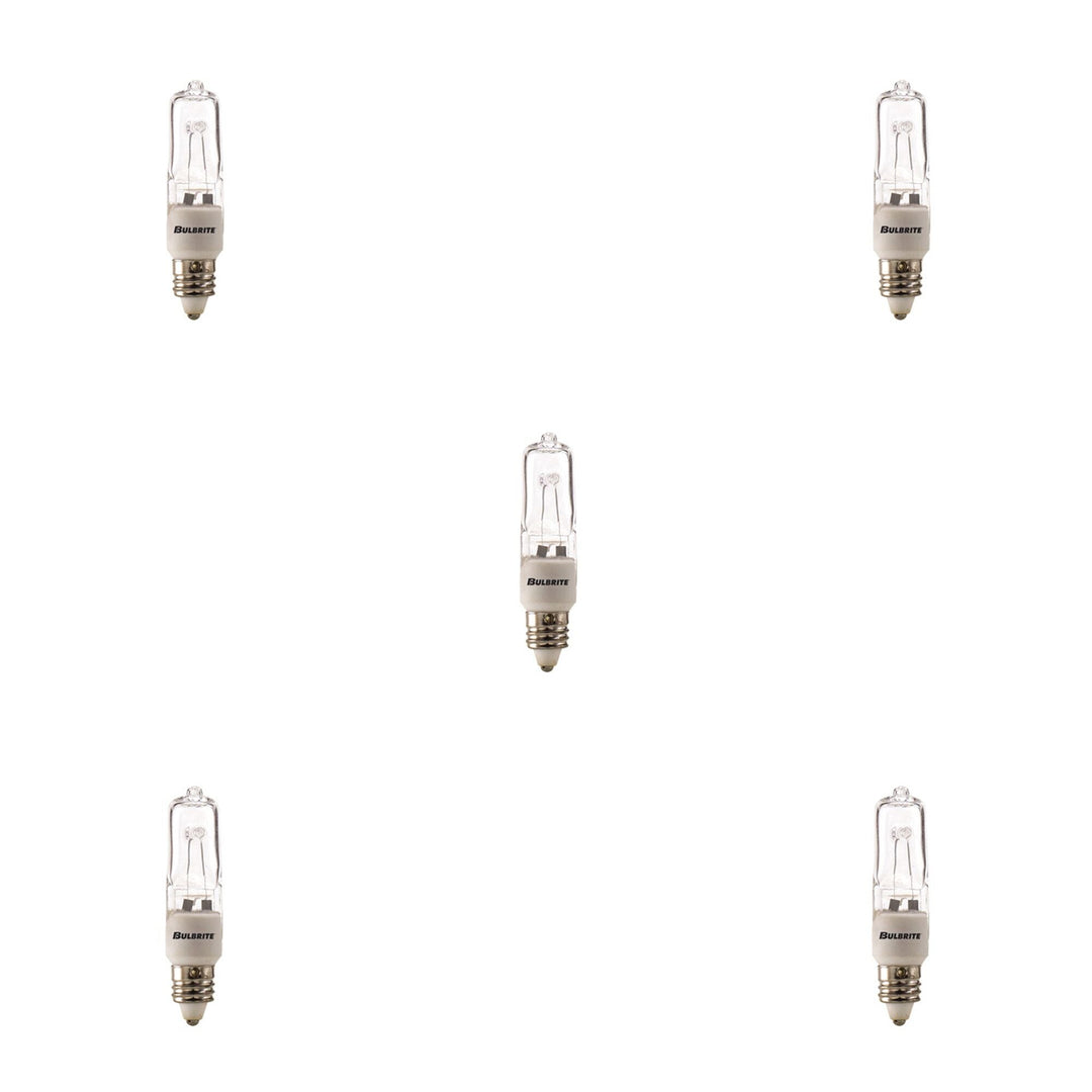 Bulbrite 50W T4 JD HALOGEN CLEAR E11 120V-5PK