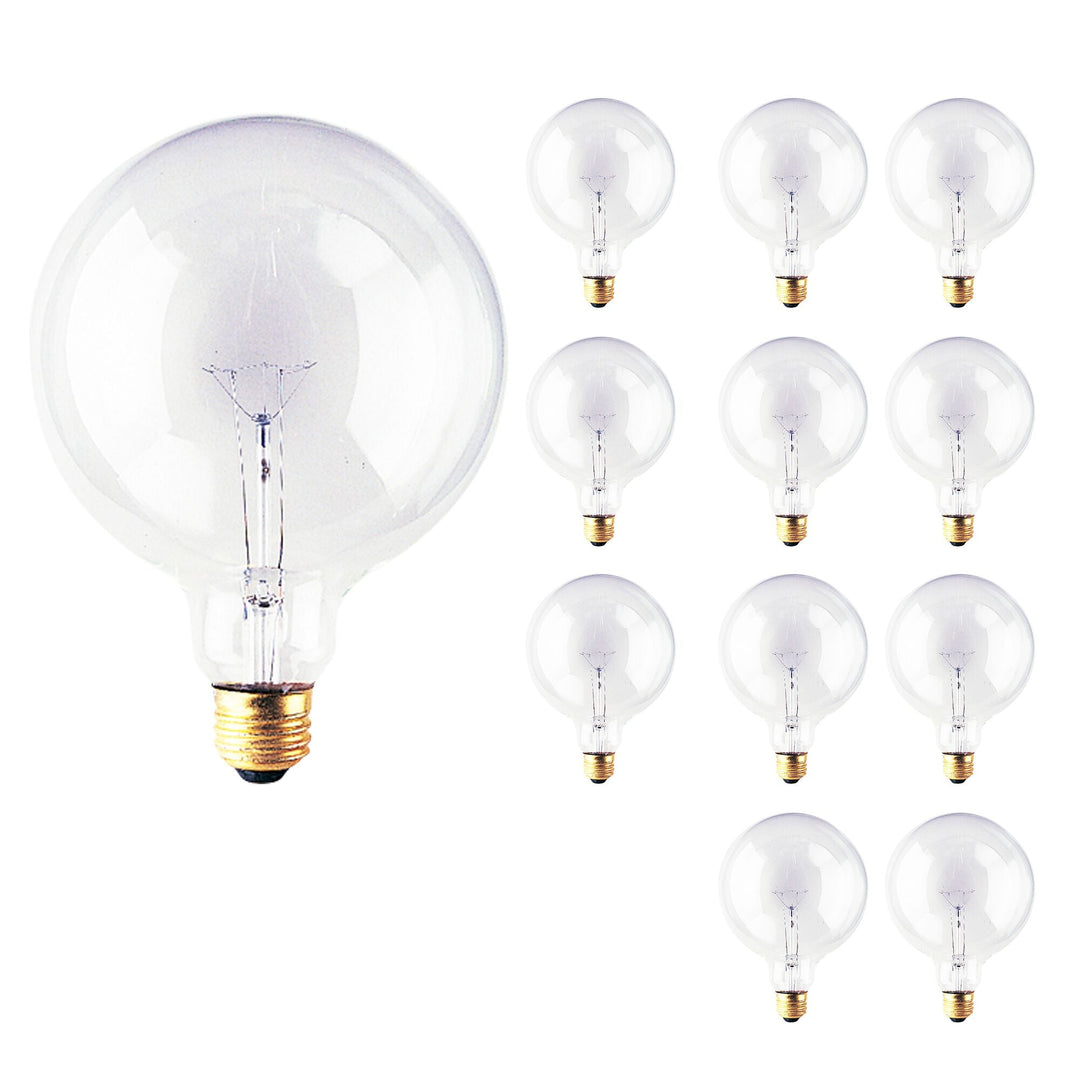 Bulbrite 25W G40 GLOBE CLEAR E26 125V-12PK