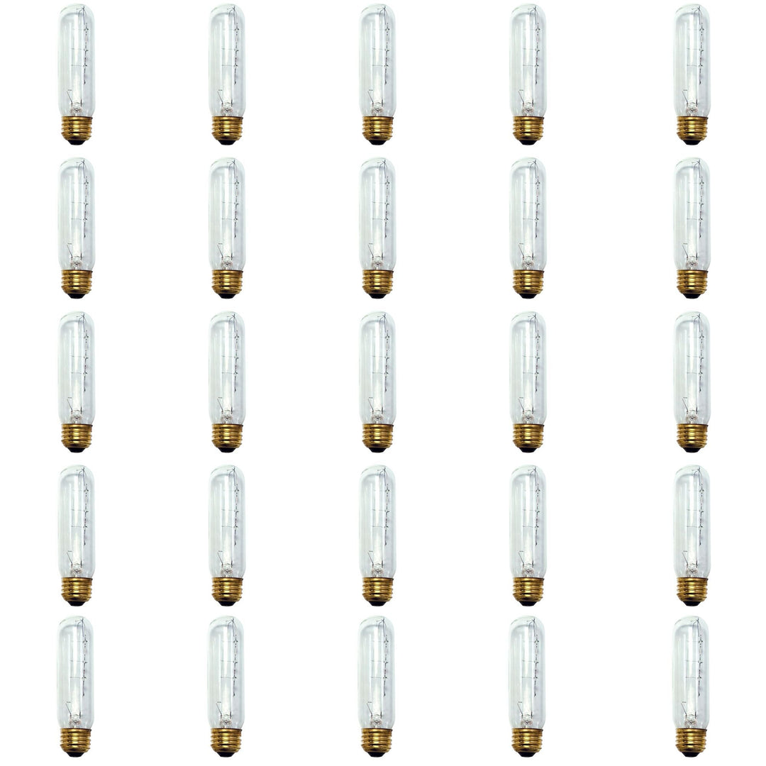 Bulbrite 40W T10 TUBULAR CLEAR E26 130V-25PK