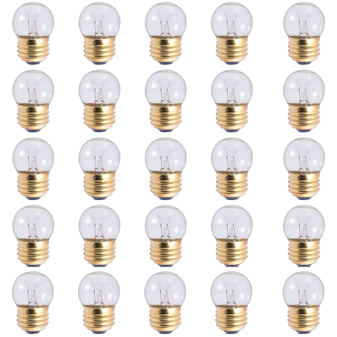 Bulbrite 7.5W S11 CLEAR E26 130V-25PK