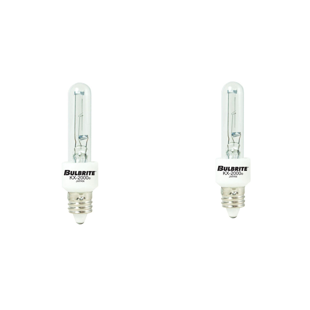 Bulbrite 20W T3 KX2000 CLEAR E11 120V-2PK