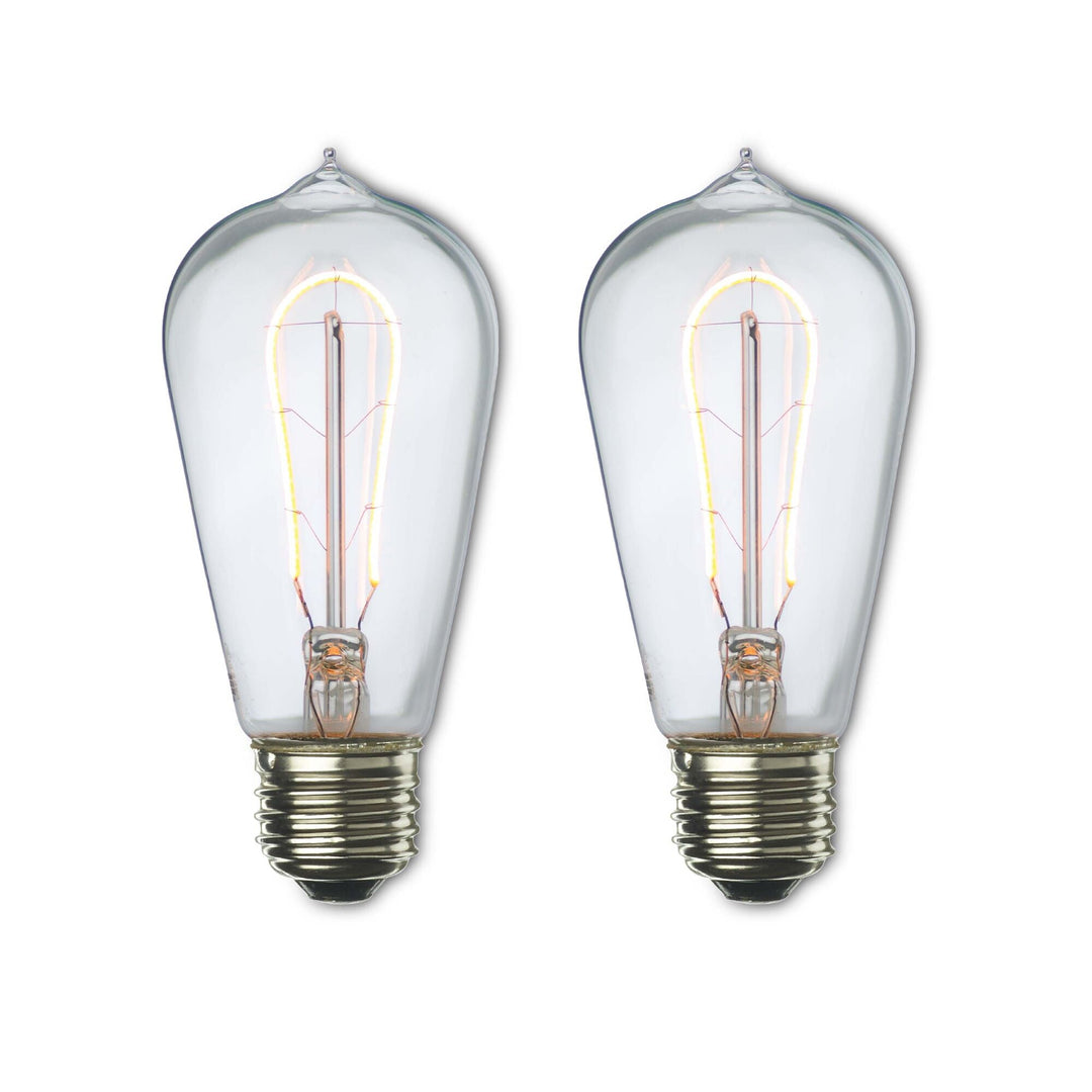 Bulbrite 4W LED ST18 2200K CURVED FILAMENT NOSTALGIC 1890-2PK