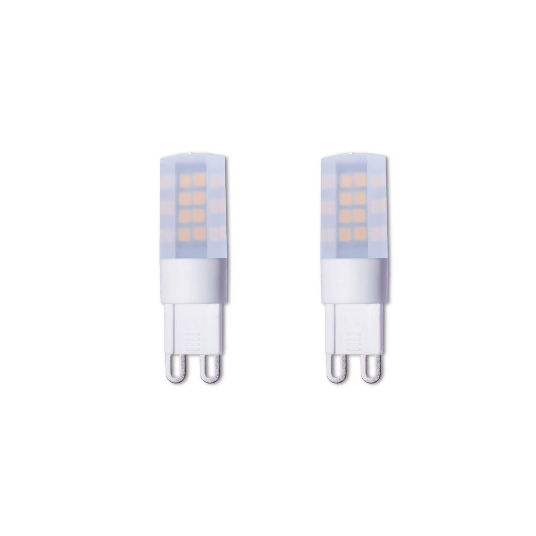 Bulbrite 4.5W LED G9 FROST 3000K 120V DIMMABLE-2PK