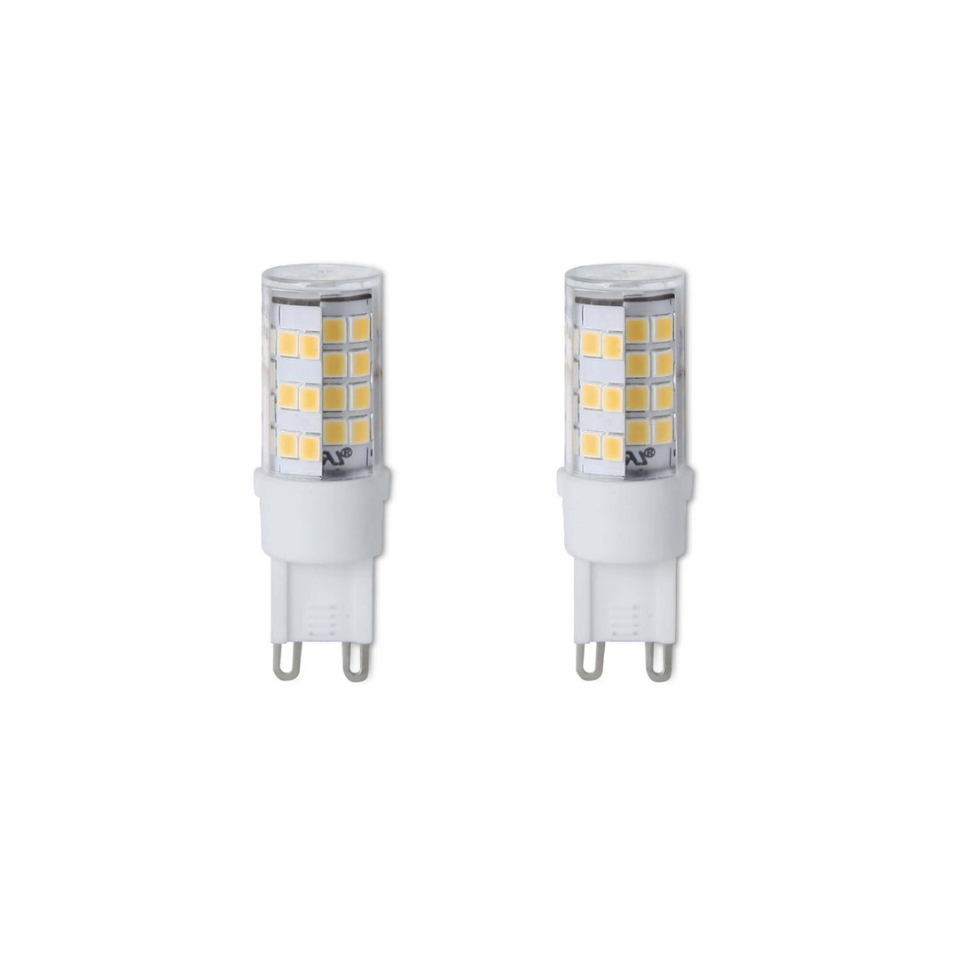 Bulbrite 4.5W LED G9 CLEAR 2700K 120V DIMMABLE-2PK