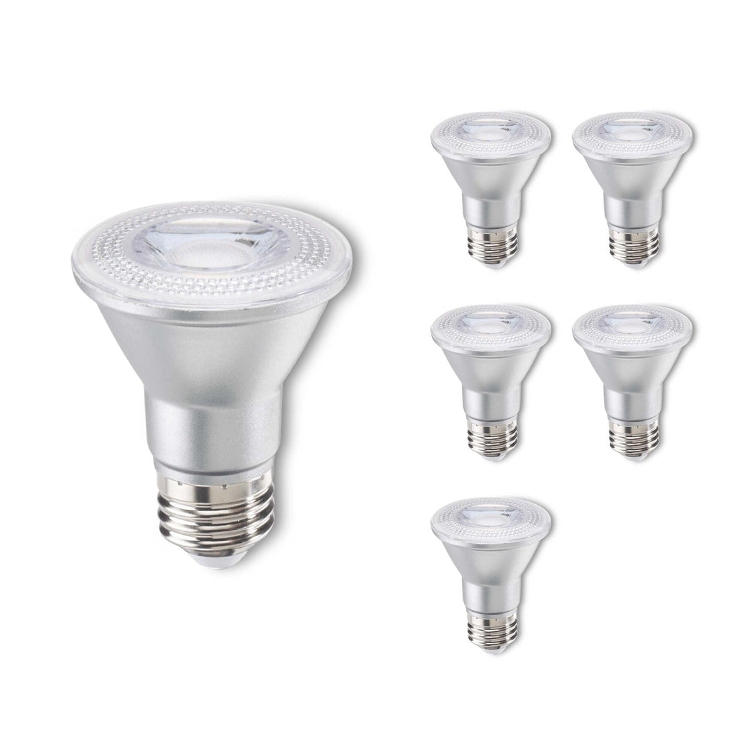 Bulbrite 7W LED PAR20 3000K FLOOD WET DIMMABLE-6PK