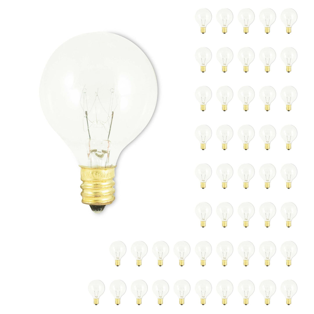 Bulbrite 10W G12 GLOBE CLEAR  E12 130V-50PK