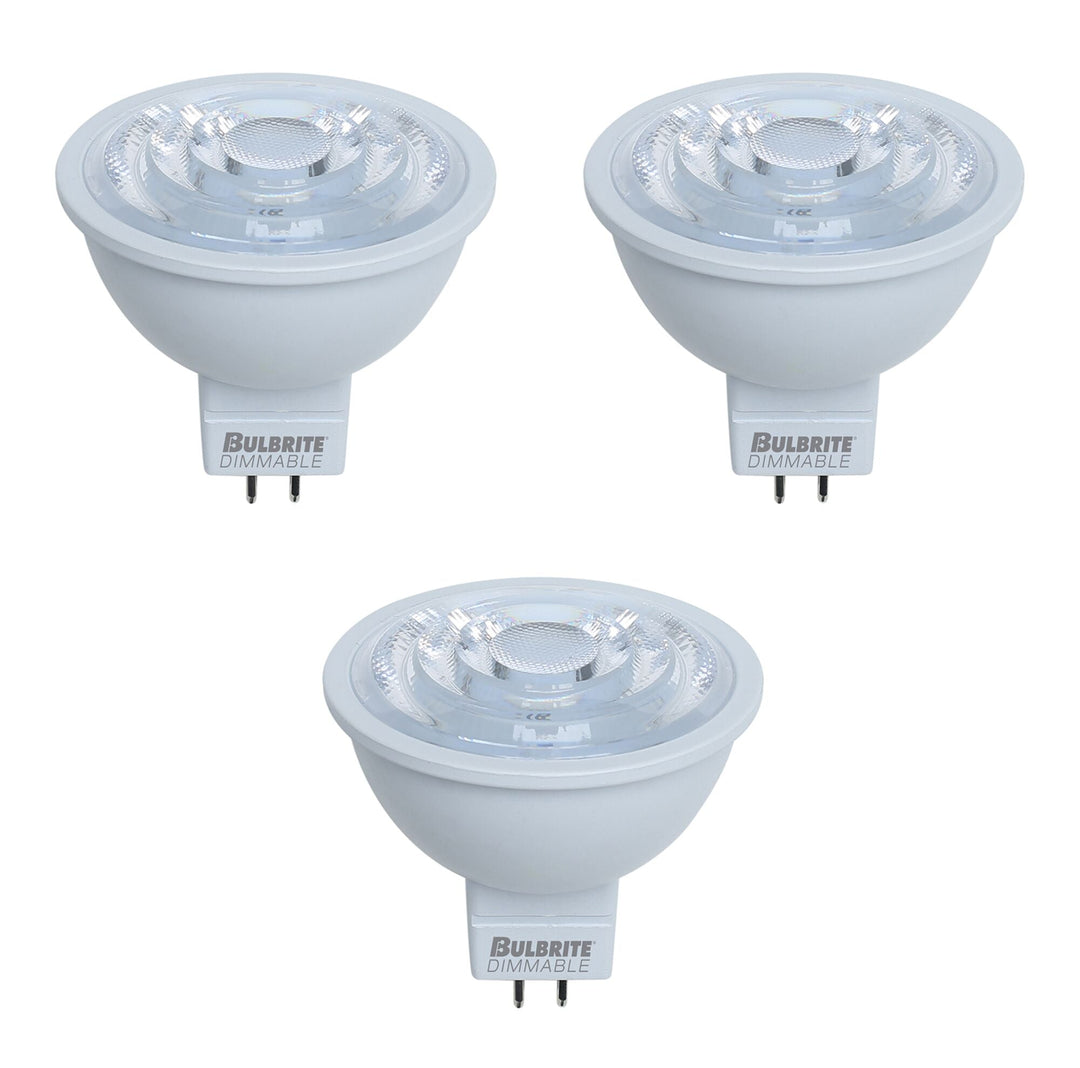 Bulbrite 7.5W LED MR16 2700K FLOOD DIMMABLE 90CRI 12V-3PK