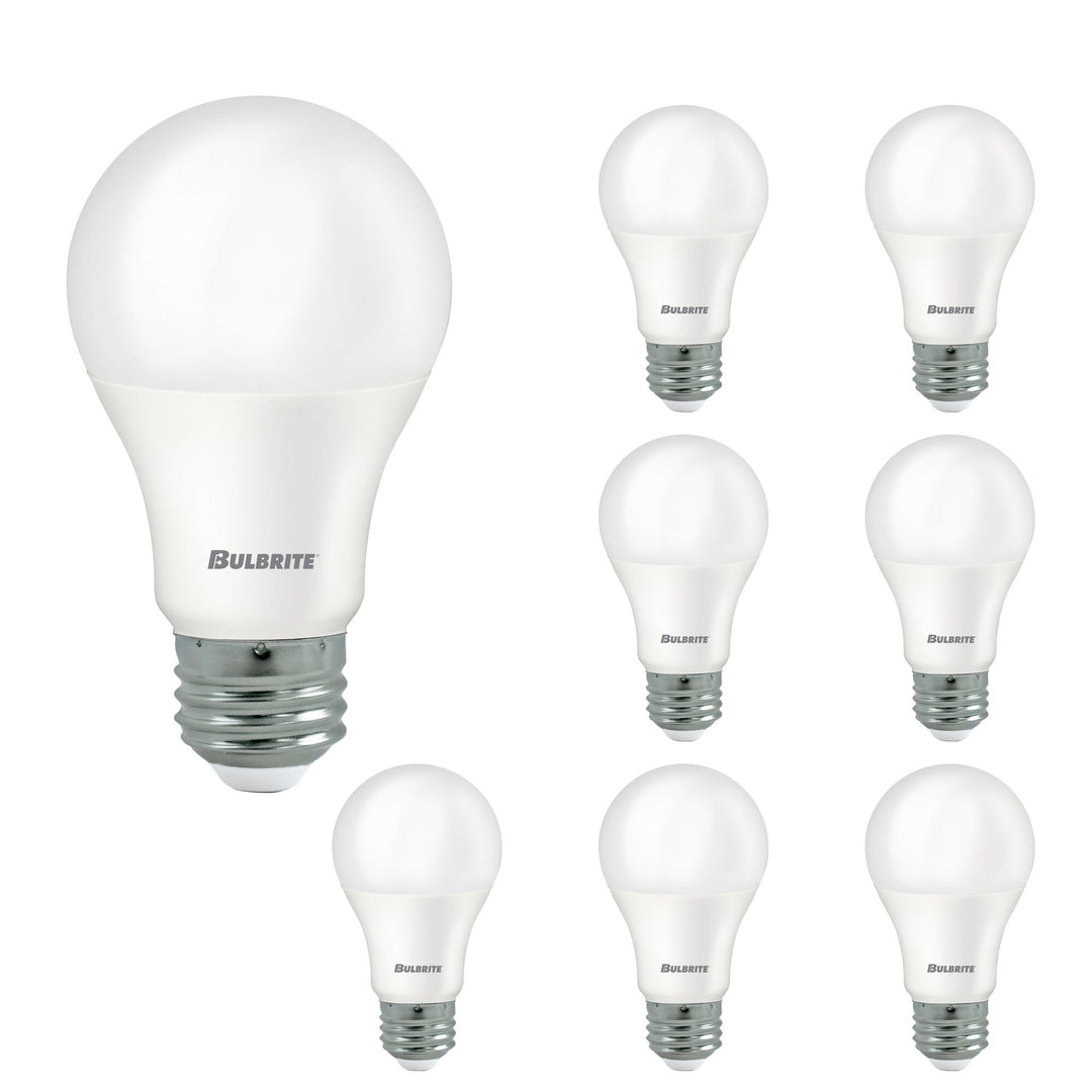 Bulbrite 9W LED A19 60W EQUIV BASICS NON-DIMMABLE 2700K E26 120V-8PK